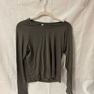 lululemon athletica swiftly tech long sleeve 2.0 race gray NWT
